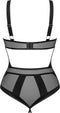 Obsessive - Chic Amoria Kruisloze Teddy - Zwart