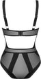 Obsessive - Chic Amoria Teddy - Zwart - Maat XS/S | Sexy Lingerie | Erotische Bodysuit