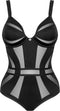 Obsessive - Chic Amoria Teddy - Zwart - Maat XS/S | Sexy Lingerie | Erotische Bodysuit