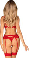 Obsessive - Chilisa Driedelige Set - Rood