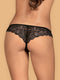 Obsessive Contica Kruisloze Slip - Erotische Lingerieset - Maat S/M - Zwart