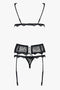 Obsessive Emperita - Erotische Lingerieset - Maat L/XL - Zwart