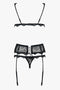 Obsessive Emperita - Erotische Lingerieset - Maat L/XL - Zwart