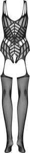 Obsessive - G139 Bodystocking - Zwart