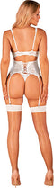 OBSESSIVE GARTER and STOCKINGS | Obsessive - S814 Stockings White S/m