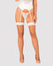 OBSESSIVE GARTER and STOCKINGS | Obsessive - S814 Stockings White S/m