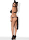 Obsessive Gepardina - Erotische Rollenspel Kleding - Maat S/M - Zwart