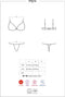 Obsessive Giftella - Erotische Lingerieset - Maat S/M - Rood