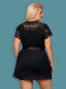 Obsessive Kimono & String - Erotische Kimono - Maat XXL - Zwart