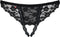 Obsessive Letica Kruisloze String - Erotisch Onderbroek - Maat S/M - Zwart