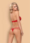 Obsessive Lingerie set van Kant – Erotische Lingerieset – Maat L/XL – Rood