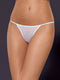 Obsessive - Luiza String Wit L/XL - Lingerieset (erotisch)