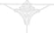 Obsessive - Luiza String Wit S/M - Lingerieset (erotisch)
