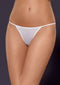 Obsessive - Luiza String Wit S/M - Lingerieset (erotisch)