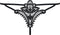 Obsessive - Luiza String Zwart S/M