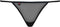 Obsessive - Luiza String Zwart S/M