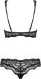 Obsessive Luvae BH-Set - Erotische Lingerieset - Maar S/M - Zwart