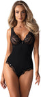 Obsessive Luvae Body - Erotische Lingerieset - Maat L/XL - Zwart