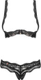 Obsessive Luvae Body - Erotische Lingerieset - Maat S/M - Zwart