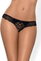 Obsessive Luvae Nachtjurkje - Erotische Lingerieset - Maat L/XL - Zwart