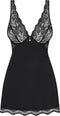 Obsessive Luvae Nachtjurkje - Erotische Lingerieset - Maat S/M - Zwart
