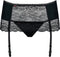 Obsessive Miamor Belt & String - Erotische Lingerieset - Maat L/XL - Zwart