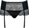 Obsessive Miamor Belt & String - Erotische Lingerieset - Maat S/M - Zwart