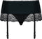 Obsessive Miamor Belt & String - Erotische Lingerieset - Maat S/M - Zwart