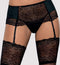Obsessive Miamor Belt & String - Erotische Lingerieset - Maat S/M - Zwart
