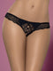 Obsessive Miamor Kruisloze String - Erotisch Onderbroek - Maat XXL - Zwart