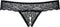 Obsessive Miamor Kruisloze String - Erotisch Onderbroek - Maat XXL - Zwart