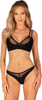 Obsessive - Nesari Tweedelige Set - Zwart