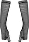 Obsessive Netstof Handschoenen- Handschoenen - One Size - Zwart