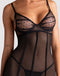 Obsessive - Nuites Chemise - L/XL - Zwart