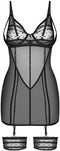 Obsessive - Nuites Chemise - Zwart