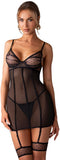 Obsessive - Nuites Chemise - Zwart