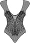 Obsessive Open Body met vleugels – Erotische Body – Maat L/XL – Zwart
