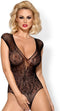 Obsessive Open Body met vleugels – Erotische Body – Maat S/M – Zwart