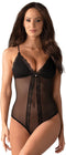 Obsessive Open kruis body - Erotische Body - Maat L/XL - Zwart