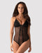 Obsessive Open kruis body - Erotische Body - Maat L/XL - Zwart
