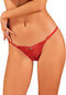 OBSESSIVE PANTIES and THONG | Obsessive - Lacelove Thong Red M/l