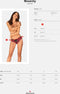 Obsessive - Rosenty Slip - Zwart/Paars