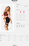 Obsessive - Rosenty Top & Skirt - Zwart/Paars