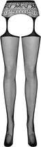 Obsessive - S307 Garter Kousen Zwart S/M/L