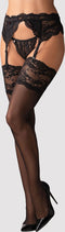 Obsessive Sexy Kousen met Kant – Erotische Kousen – Maat S/M – Zwart