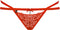 Obsessive Sexy String met steentje – Erotisch Onderbroek – Maat S/M – Rood