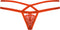 Obsessive Sexy String met steentje – Erotisch Onderbroek – Maat S/M – Rood