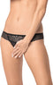 Obsessive Shibu Slipje met Open Kruis - Erotisch Onderbroek - Maat L/XL - Zwart