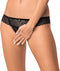 Obsessive Shibu Slipje met Open Kruis - Erotisch Onderbroek - Maat L/XL - Zwart