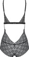 Obsessive Shibu Teddy met Open Kruis - Erotische Body - Maat S/M -Zwart